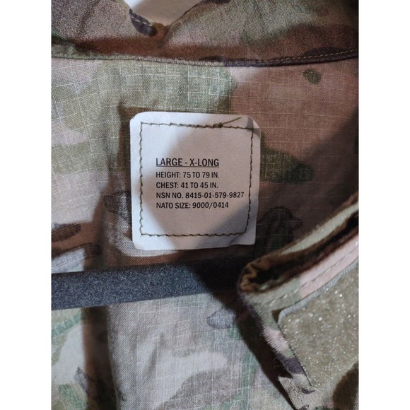 Defender M L X-Long Camo Army Combat Jacket NWT Standard Issue - Picture 8 of 14